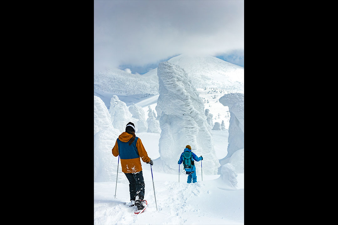 Aomori City/Enjoy the spectacular view of Mt. Hakkoda and heavy snow experience with snowshoes