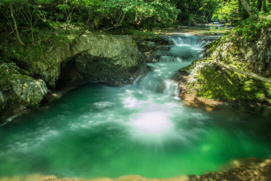 Akita City/Feel cool at Fushin Falls and enjoy the sunset from Selion