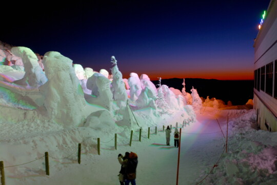 山形市／「雪怪」樹冰名勝熱鬧非凡的「藏王樹冰祭2025」