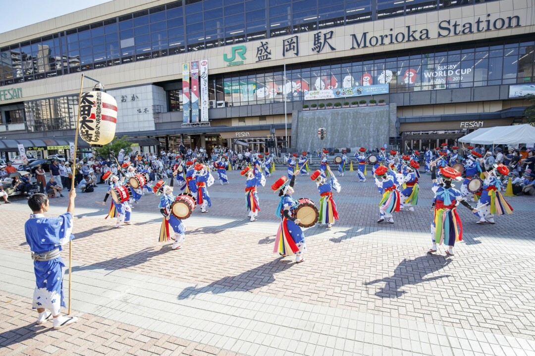盛岡市/也登錄於金氏世界紀錄的「世界第一太鼓大遊行」