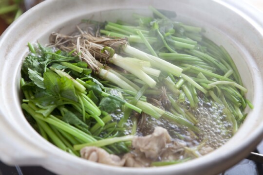 仙台市/在“仙台Seri Nabe”品尝连根的欧芹